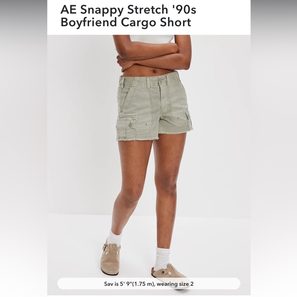 American Eagle Outfitters Tan Cargo Shorts Casual Style